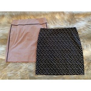 2 Ann Taylor spring/summer skirts, size 4.
